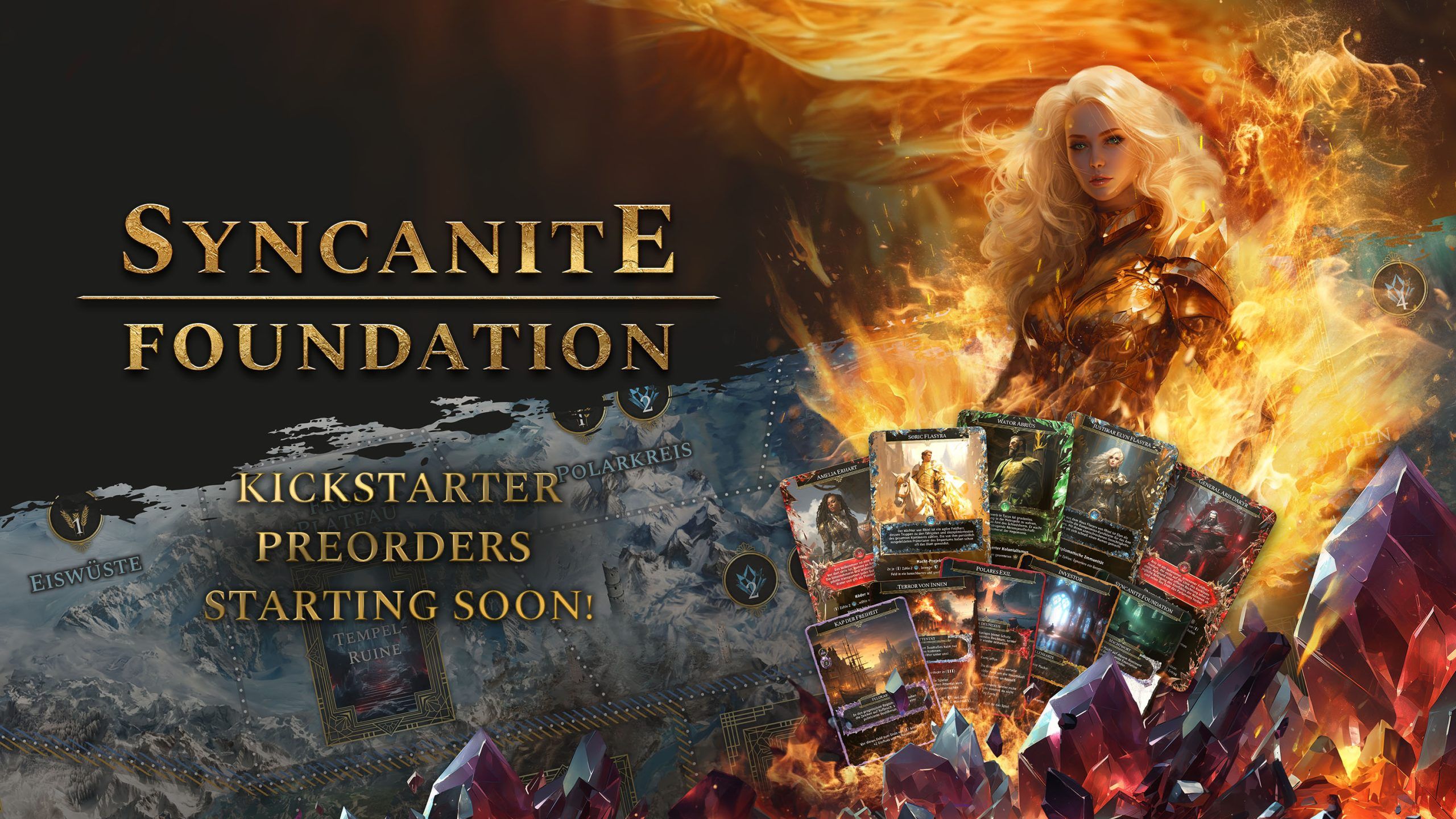 Syncanite Foundation Boardgame - Preorders starting soon